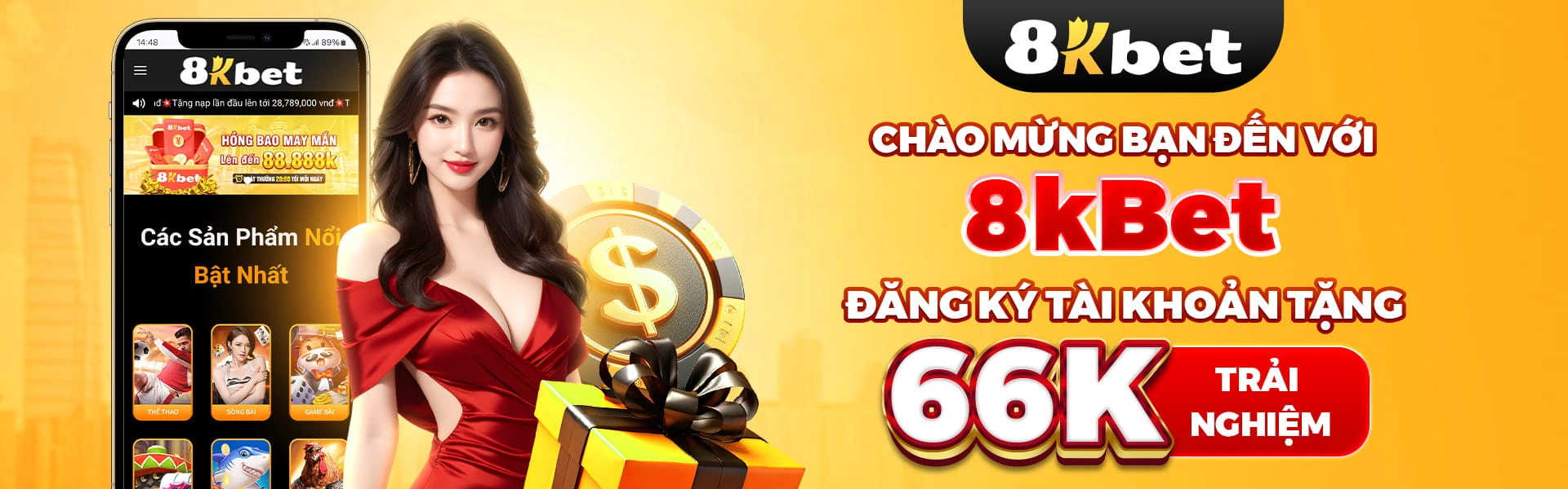Banner dịch vụ hỗ trợ 8KBet